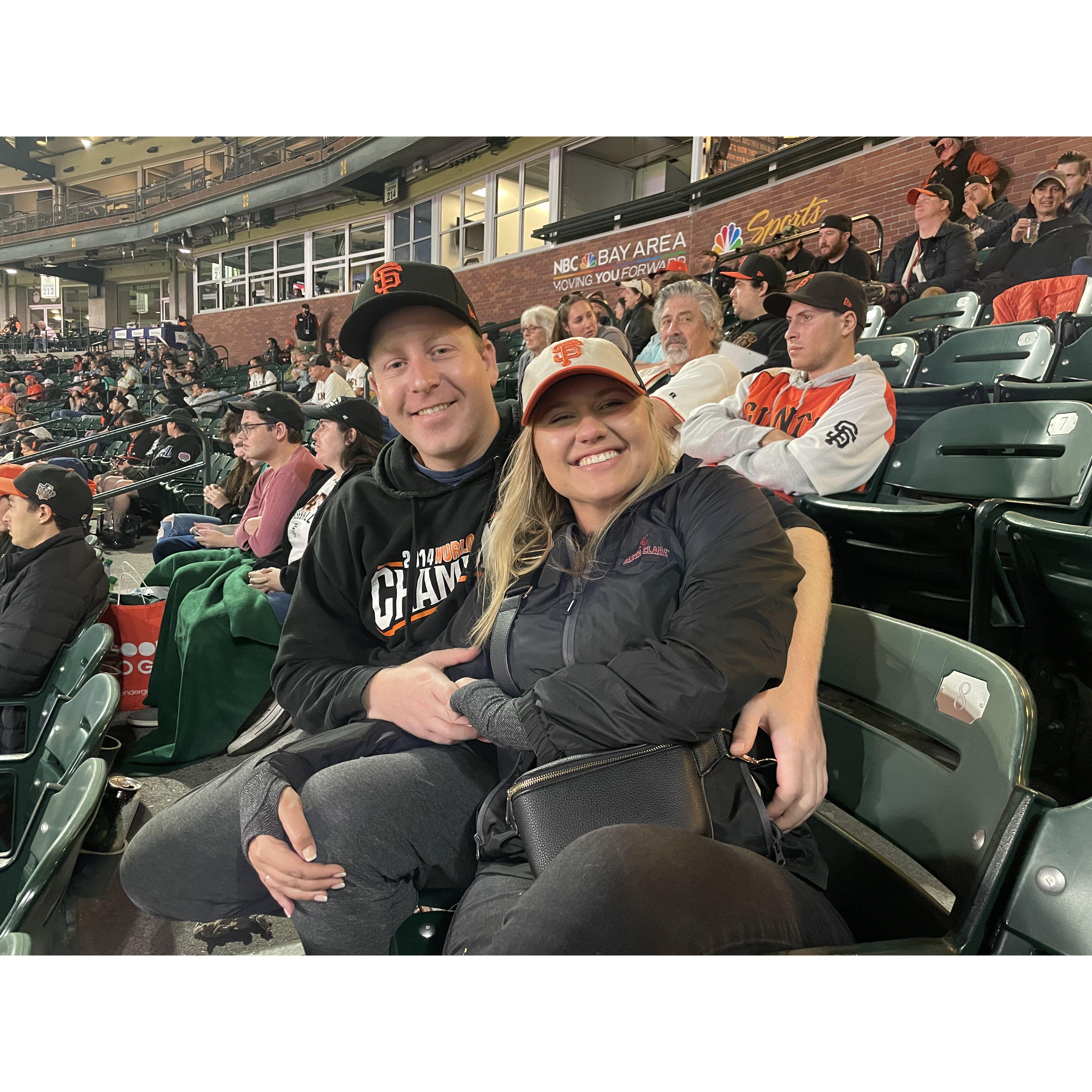 Our first Giants game