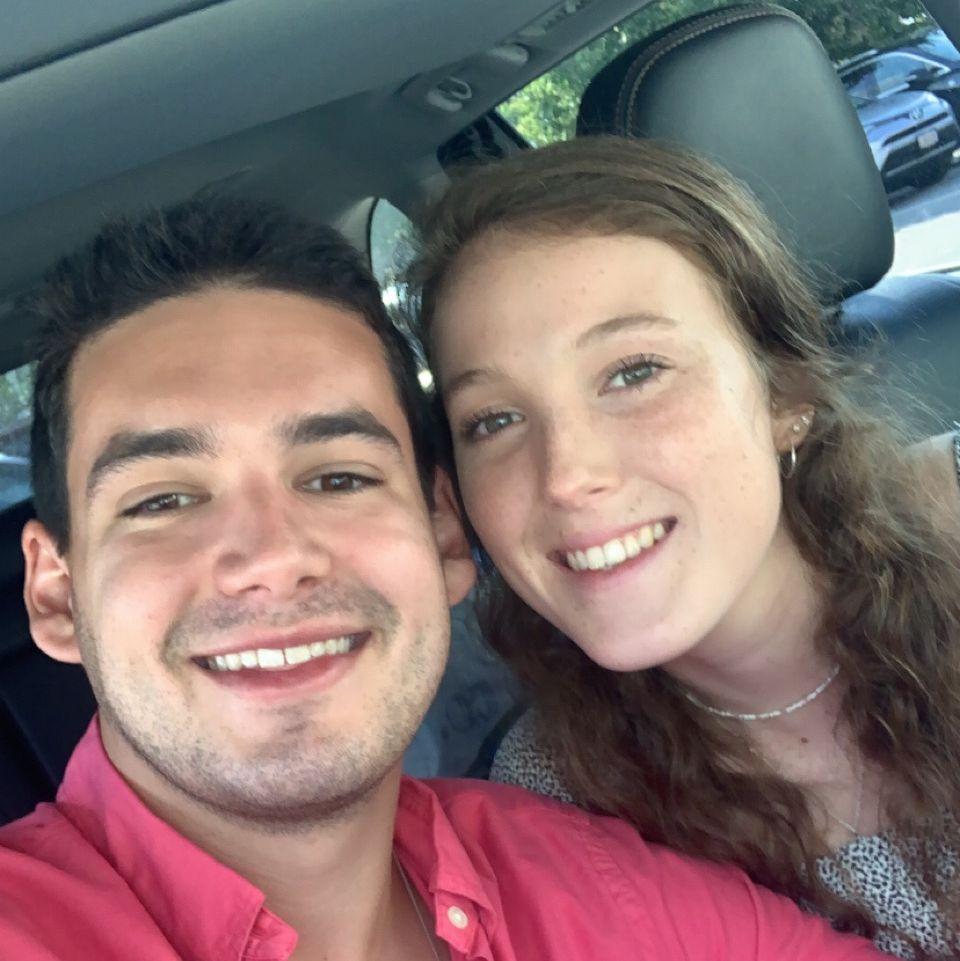 One of our first pictures together - September 2021!