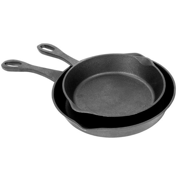 Bayou Classic® Cast Iron 2-Piece Skillet Set