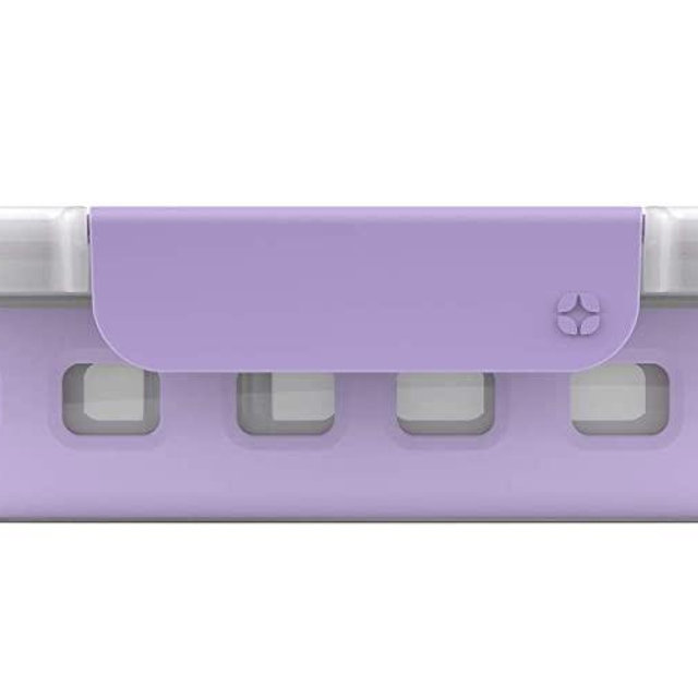 Ello Sammie Plastic Divided Kids Food Storage Container, 4 Cup, Lilac