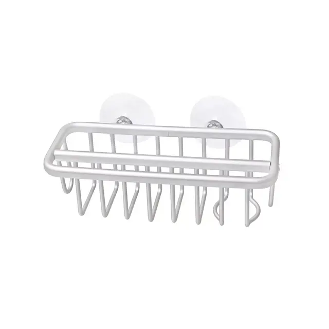 Squared Away™ Aluminum Suction Sponge Caddy