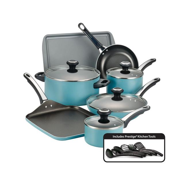 Farberware 17-Pc. Non-Stick Aluminum Cookware Set
