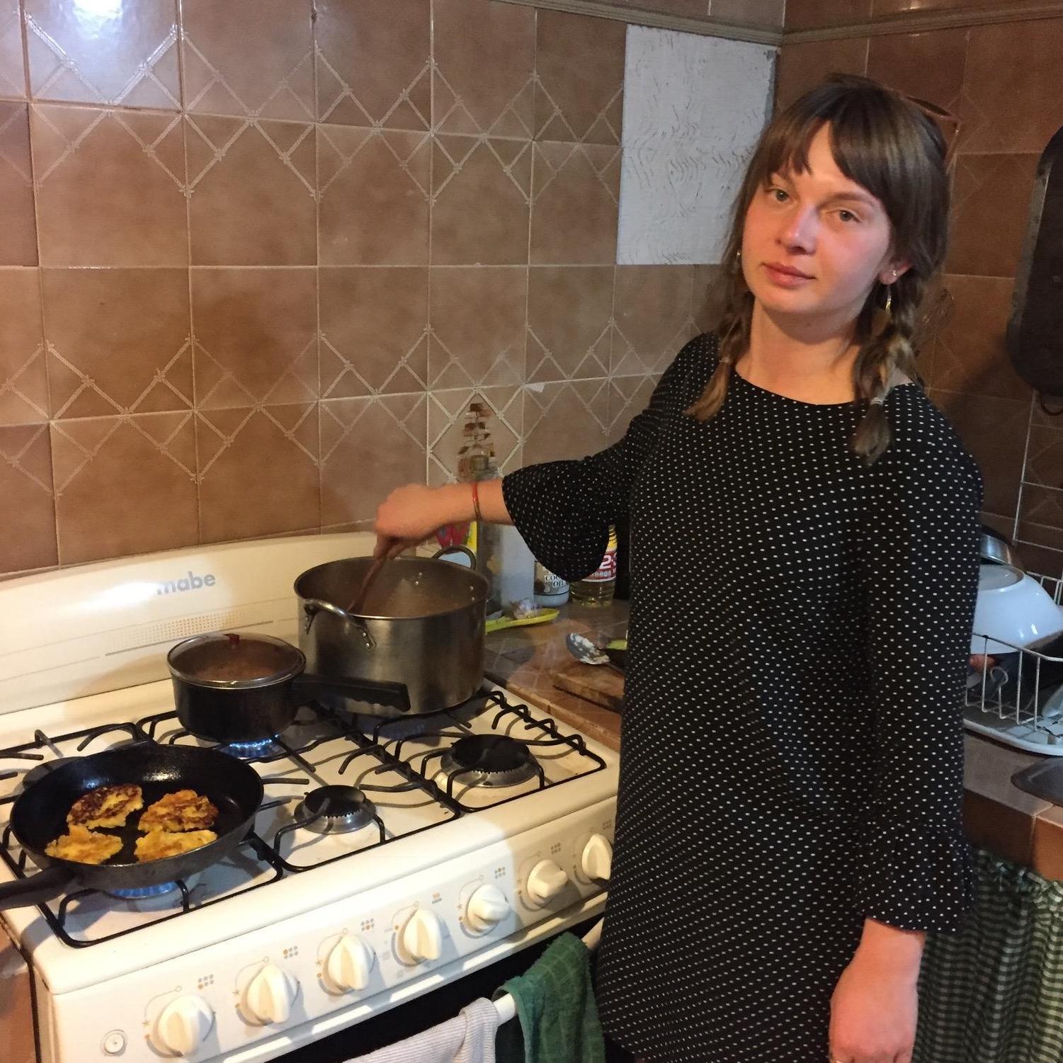 Cooking for friends in Michoacán