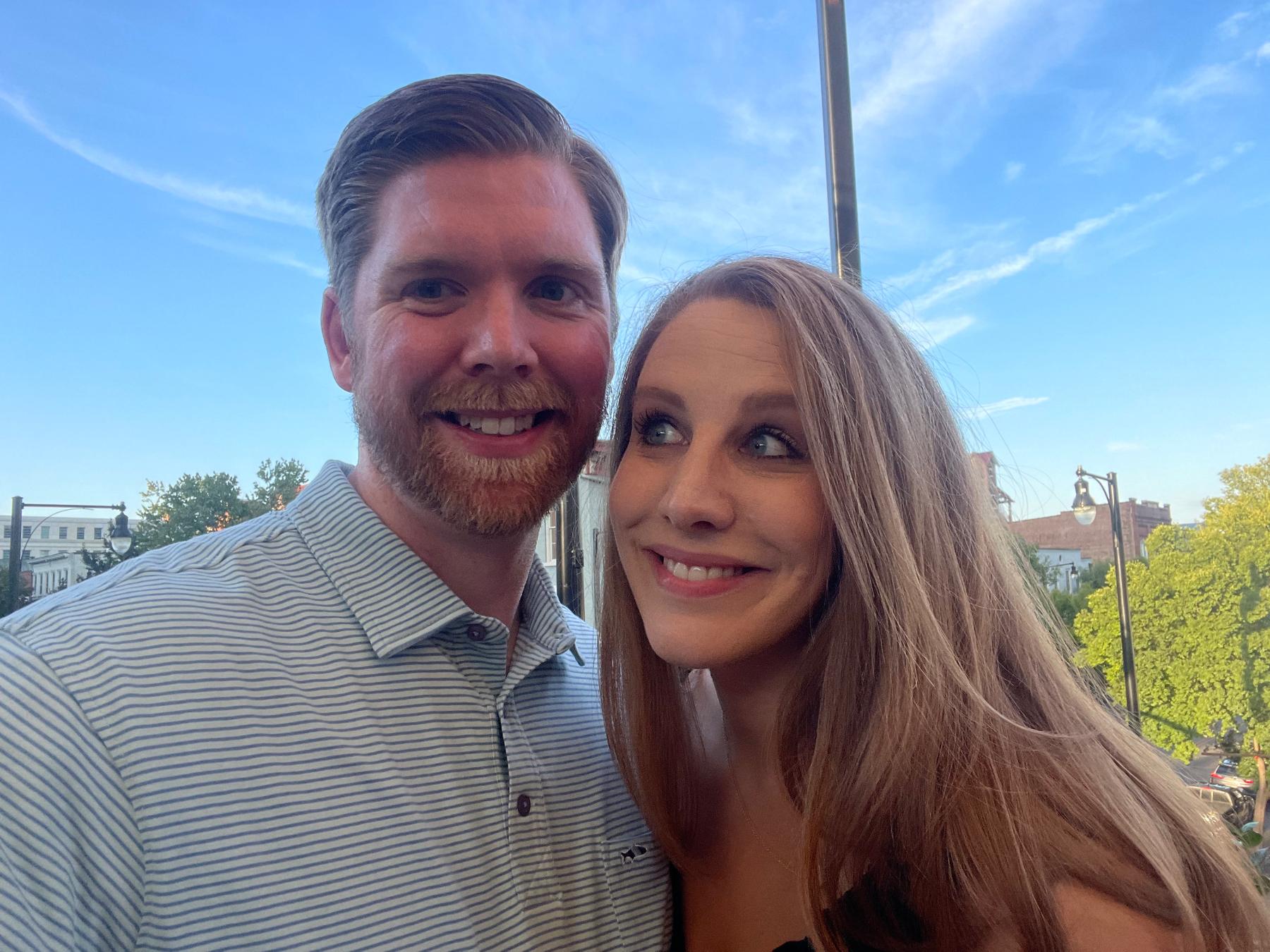 Rooftop vibes in celebrate of Maddie and Craig's wedding!