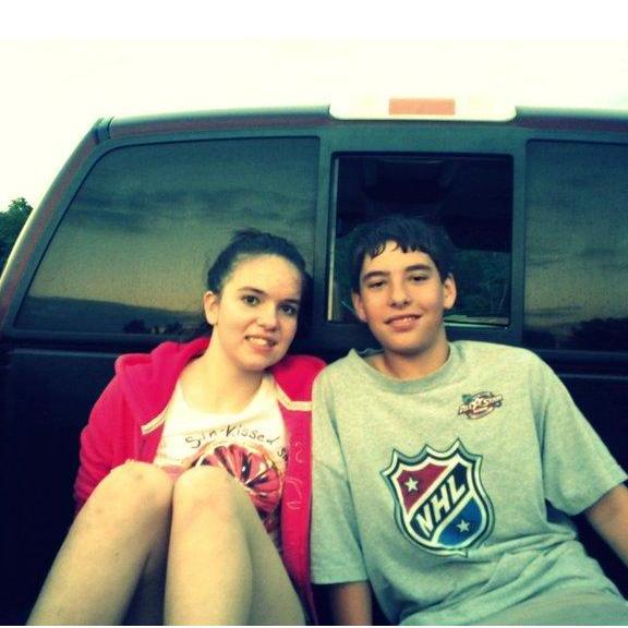 Our first picture together back in middle school