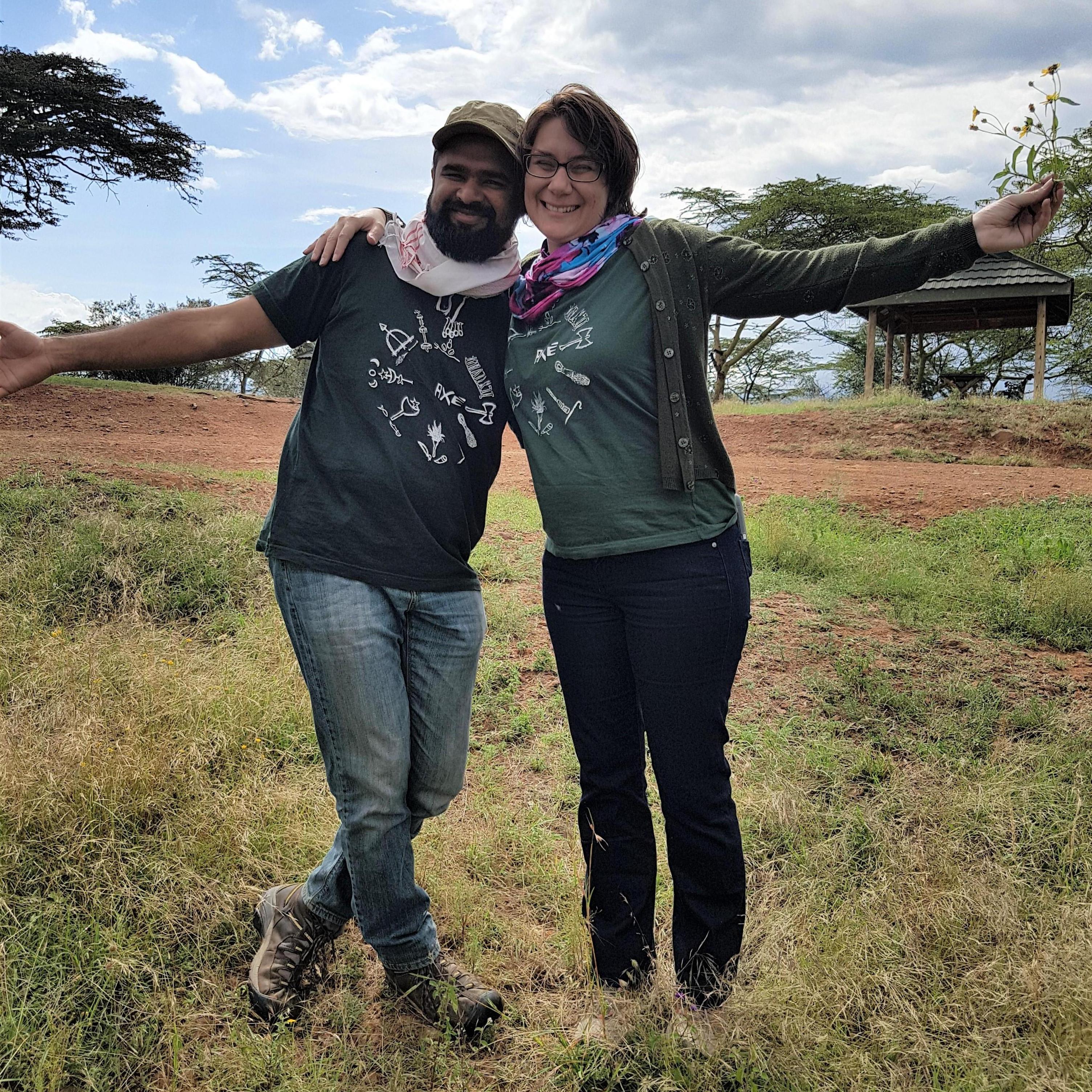 On a safari at Lake Nukuru National Park in Kenya.
