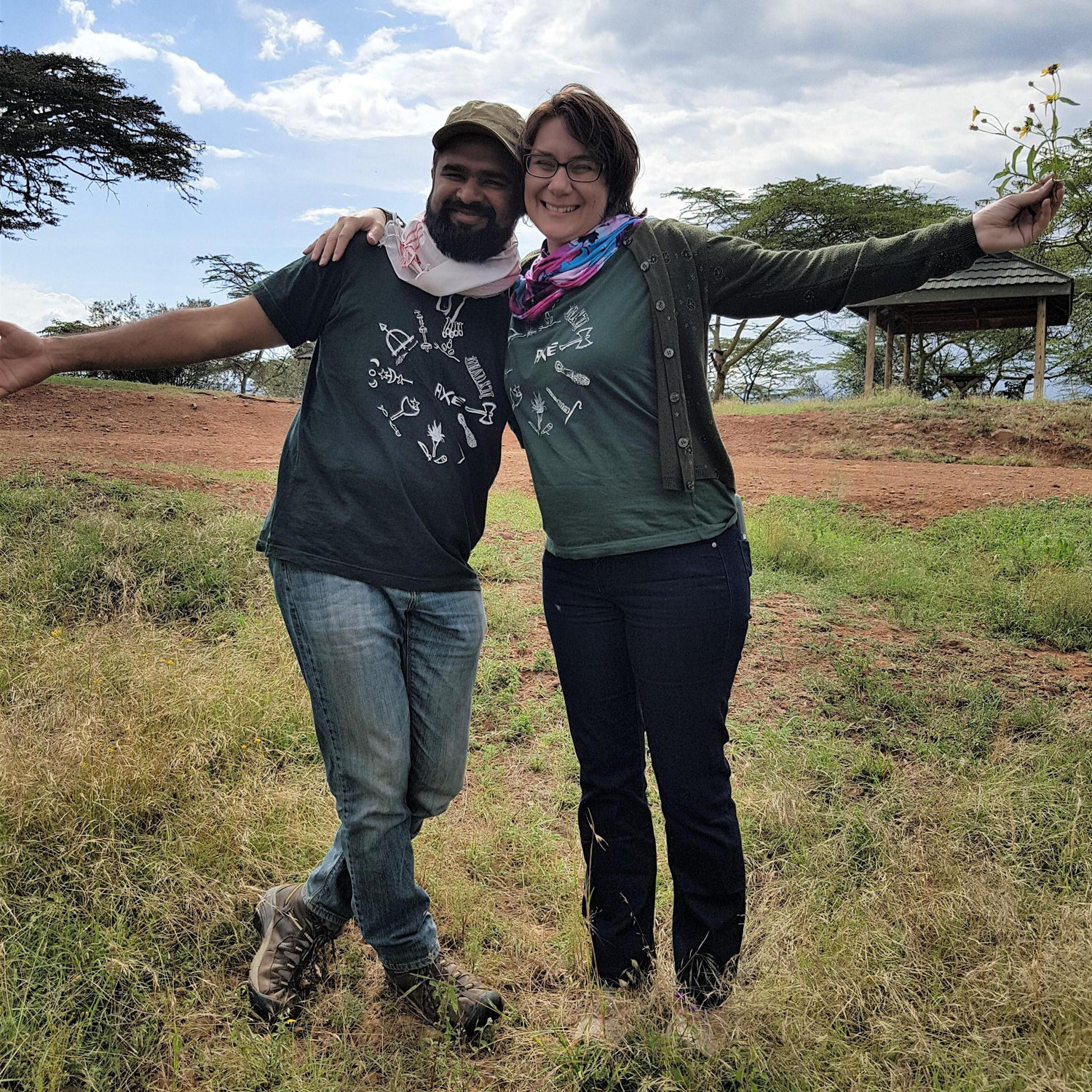 On a safari at Lake Nukuru National Park in Kenya.