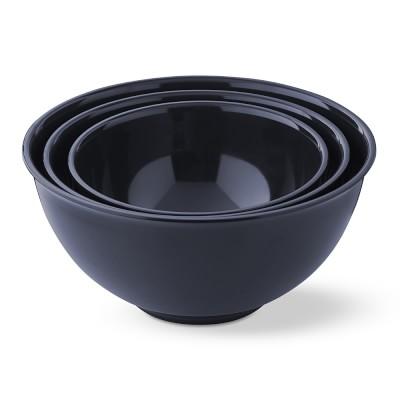 Melamine Mixing Bowls, Set of 3, Navy