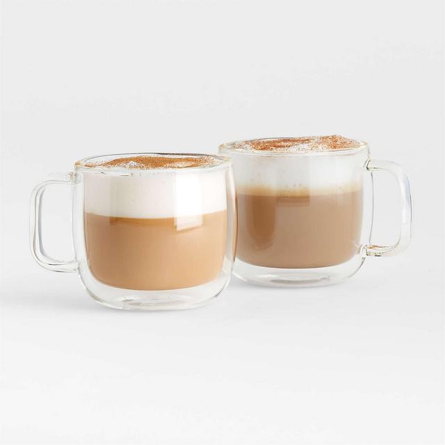 Zwilling Sorrento Plus Cappuccino Glass Mugs, Set of 2