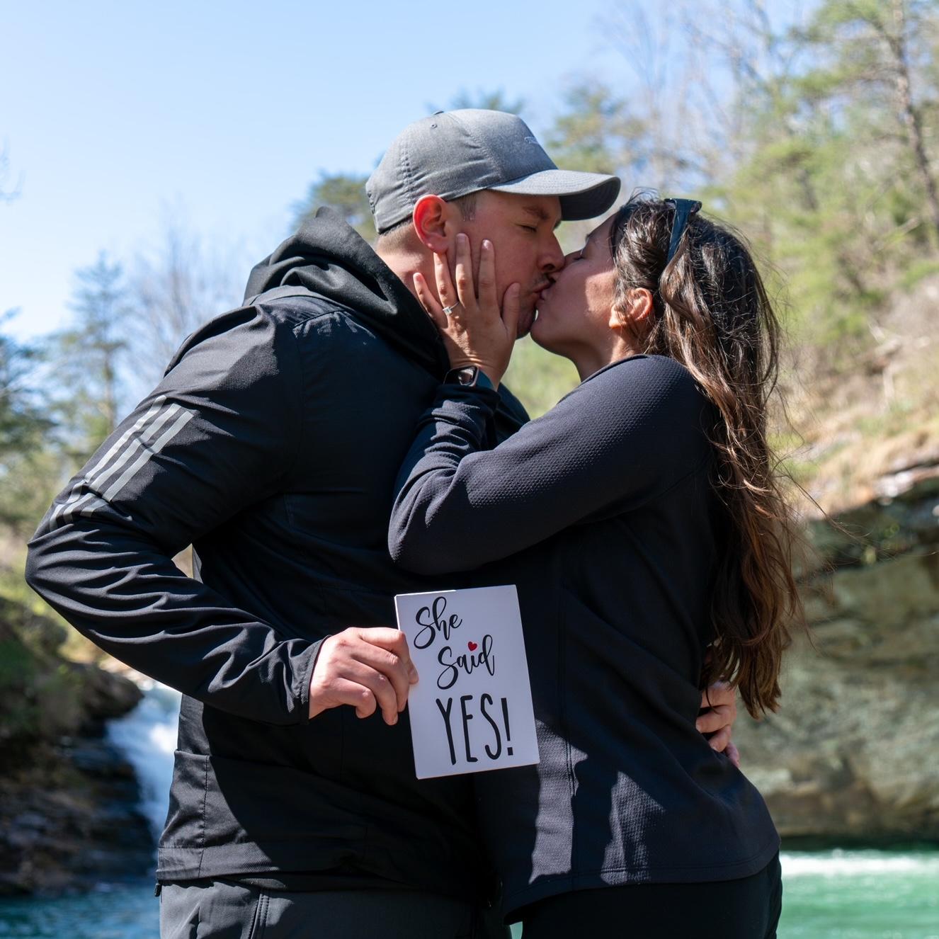After 4 years of dating, Scott planned the absolute perfect proposal and got down on one knee (in a puddle...oops!) on an unseasonably cold and windy day in March. Want more details? Ask Christina!