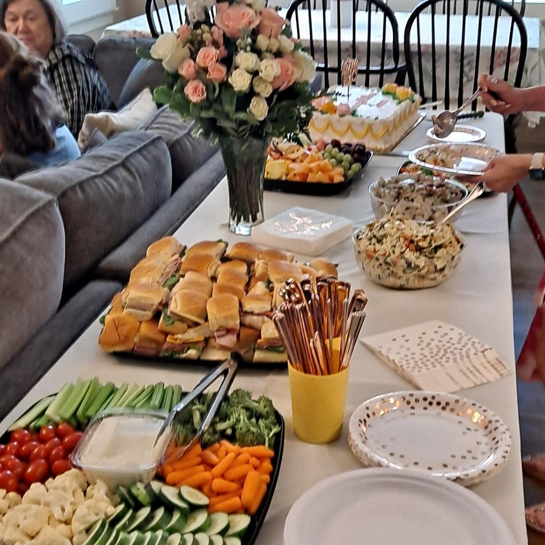 Bridal Shower food! Thank u Lauren & Debbie!!