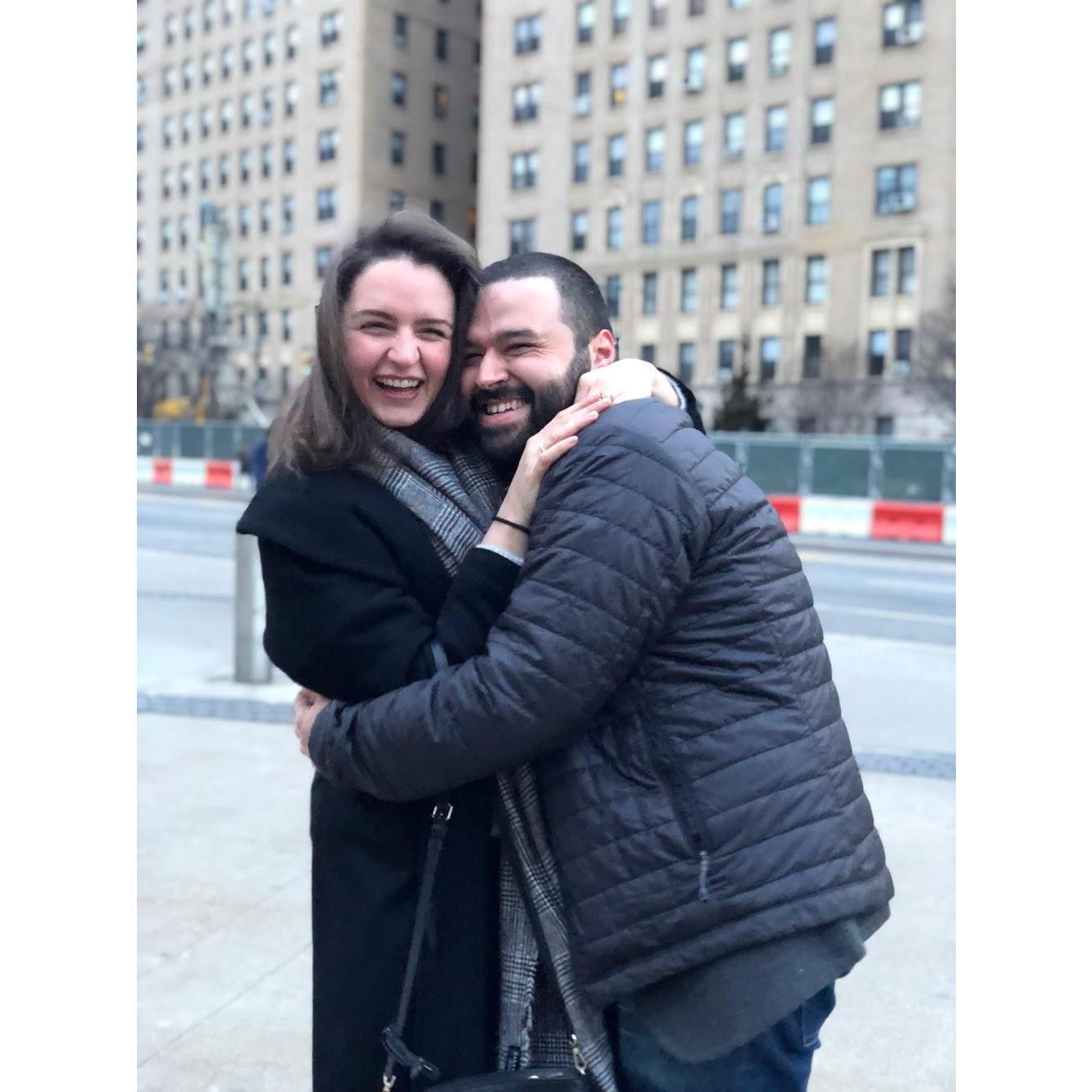 Right after our engagement