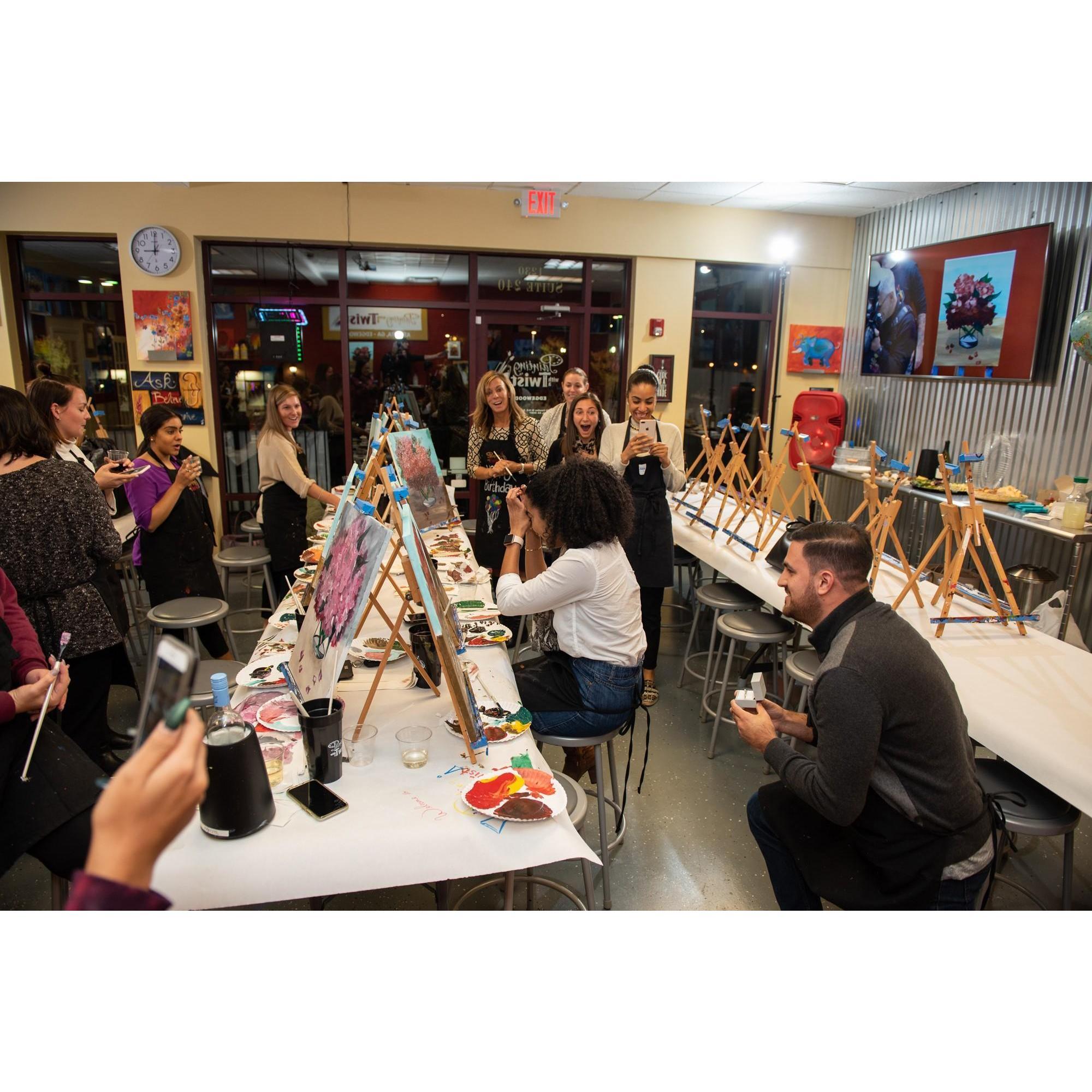 las reacciones de las extrañas que presenciaron el momento mas emocionante de mi vida