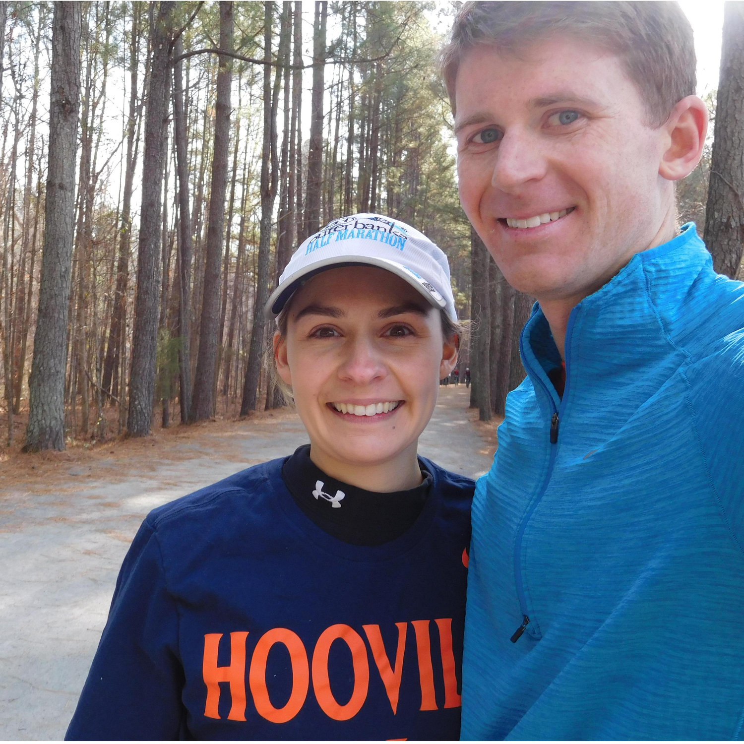 Training run and cycle on the Tobacco Road Marathon Course