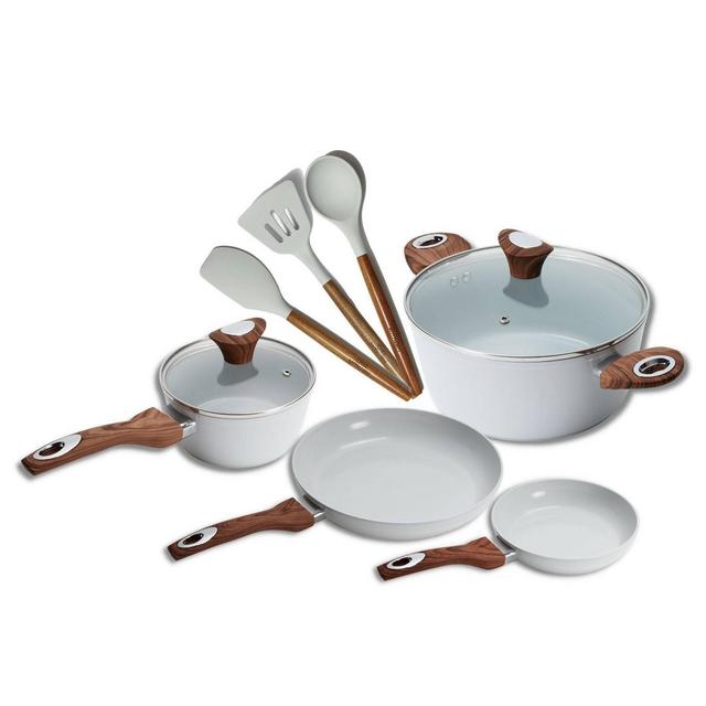 Phantom Chef 9pc Cookware Set Gray