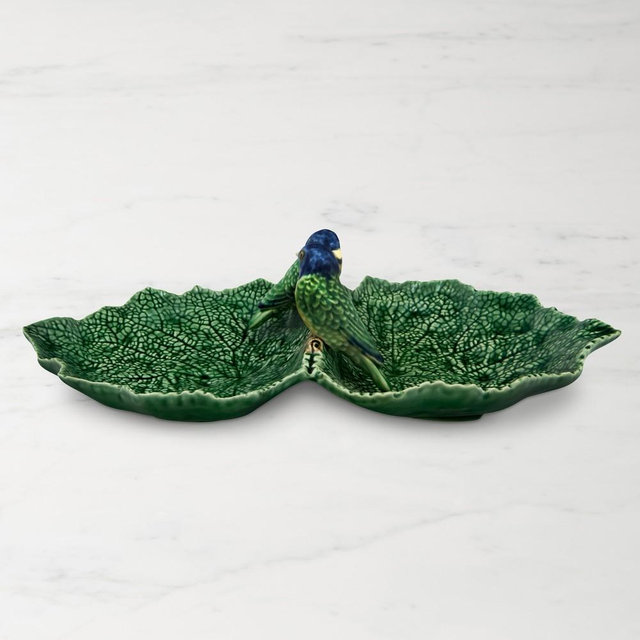 Bordallo Pinheiro Cineraria Double Leaf Tray