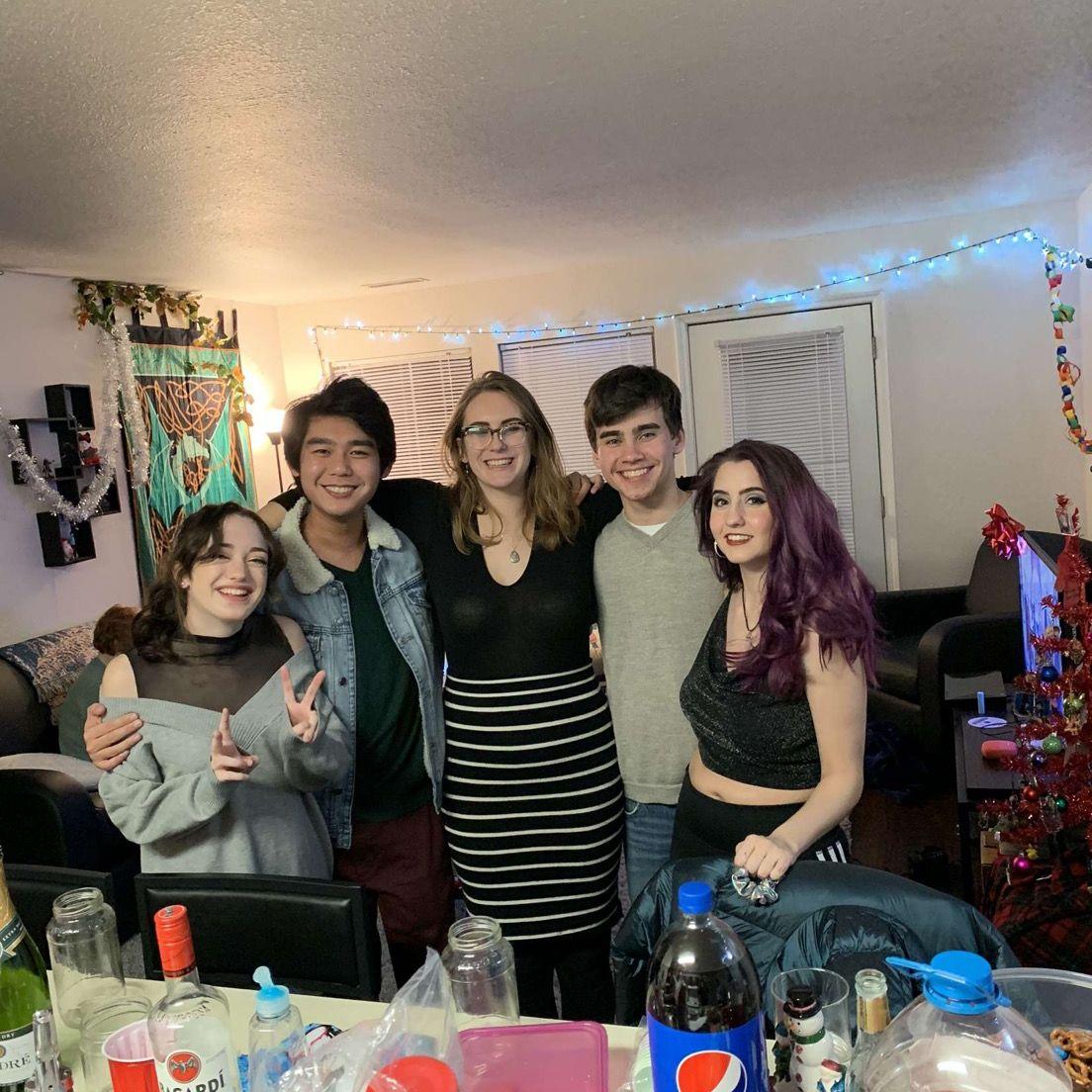 2020 New Years Eve party and the day we started dating!