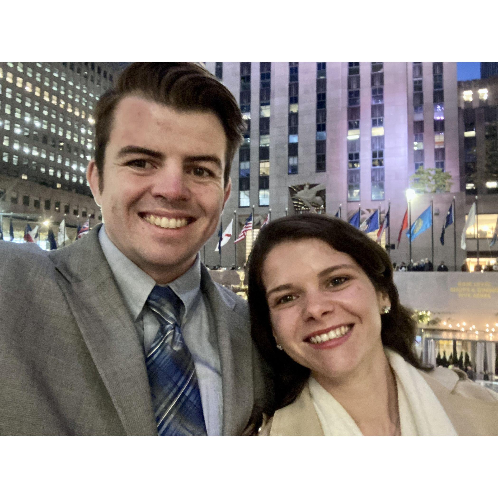 Visiting Rockefeller Center. 11/5/23