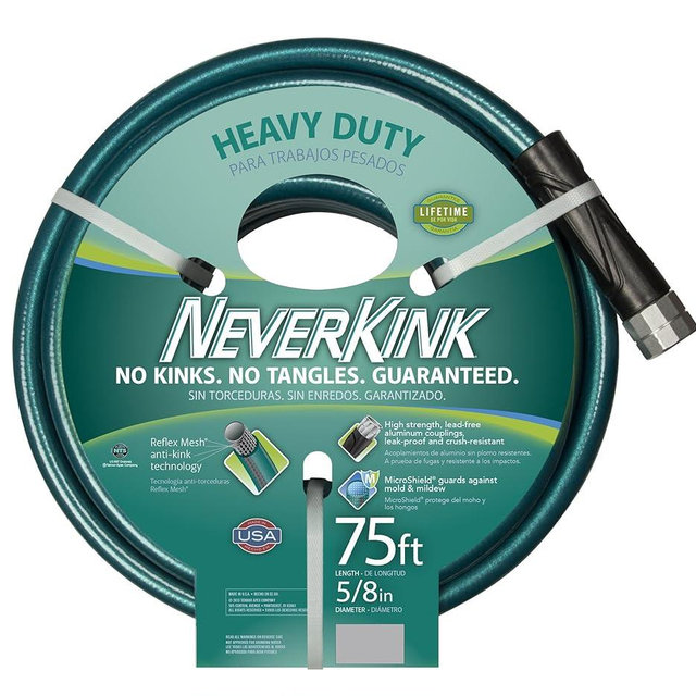 Teknor Apex NeverKink 8615-75, Heavy Duty Garden Hose, 5/8-Inch by 75-Feet