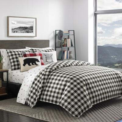 Black Mountain Plaid Comforter Set - Eddie Bauer