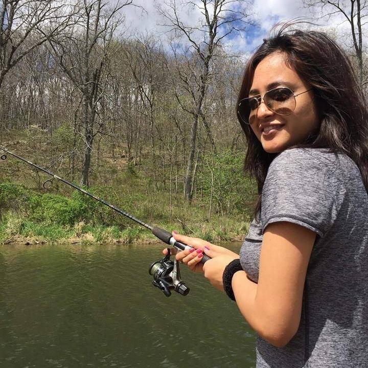 Kirtee - The one time in her life she went fishing, in the years before she met Jon.