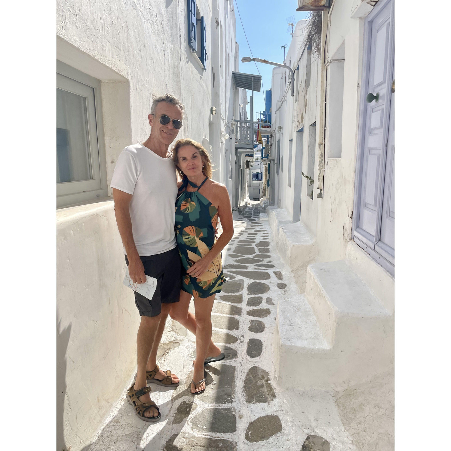 Last June, we had a wonderful time in Mykonos, Greece.