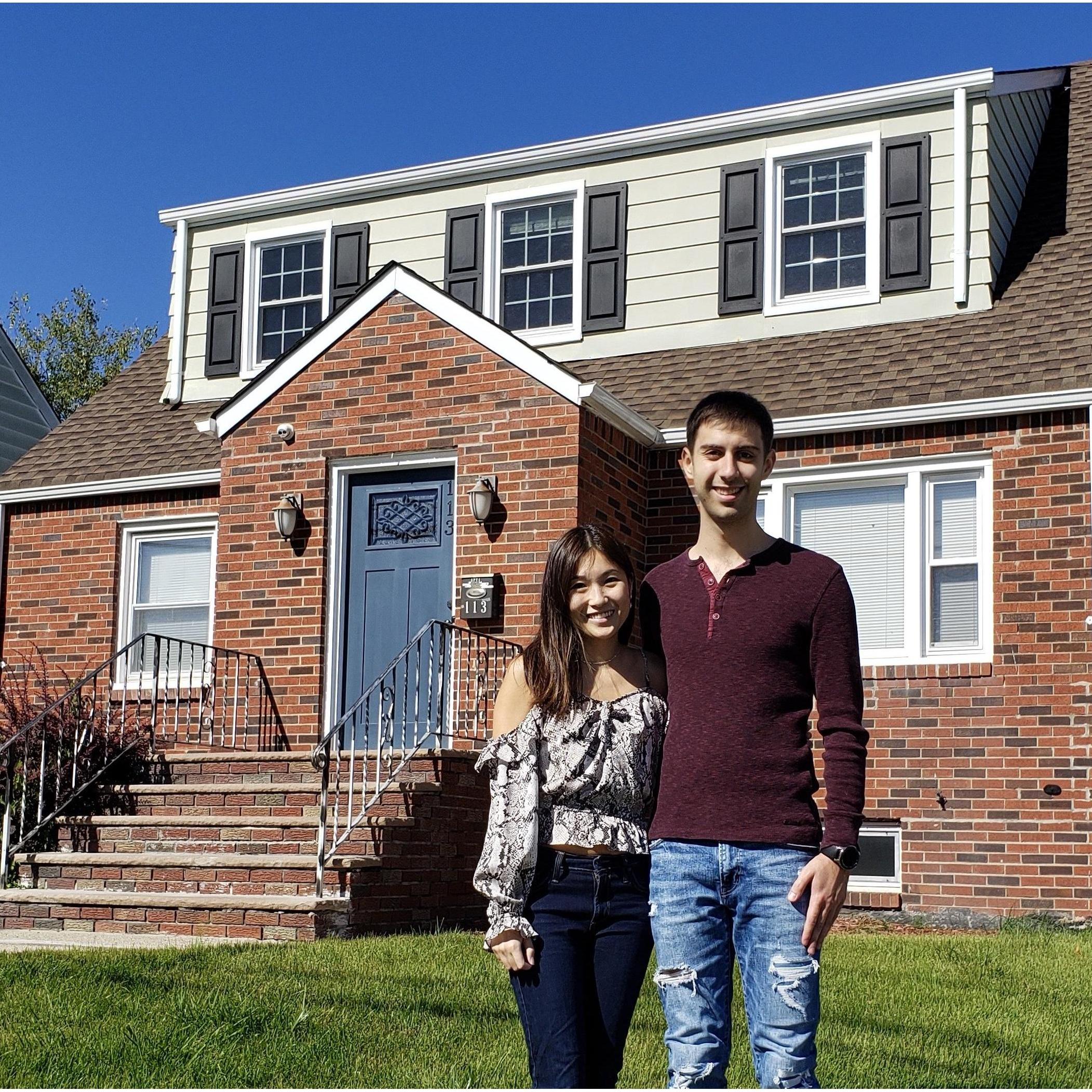 Our first home in Oct 2020