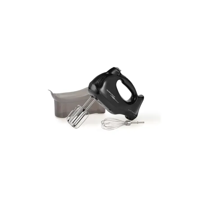 Hamilton Beach Hand Mixer with Snap-On Case 62692G: 275W, 6 Speeds, Dishwasher-Safe Parts, Black, 1-Year Warranty