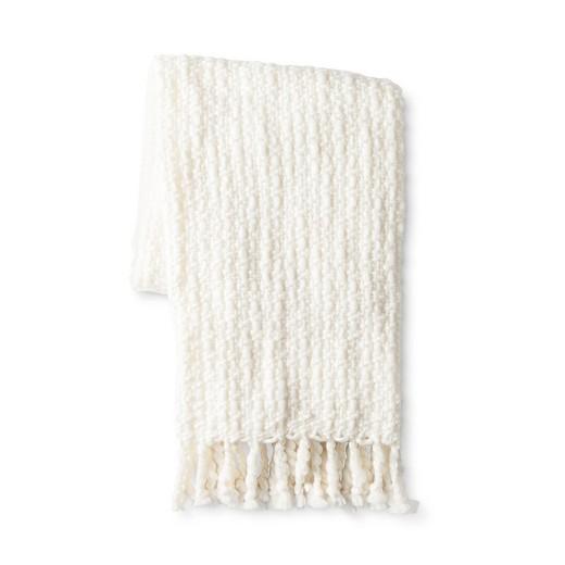 Throw Blankets 50X60 INCHES Cream - Threshold™