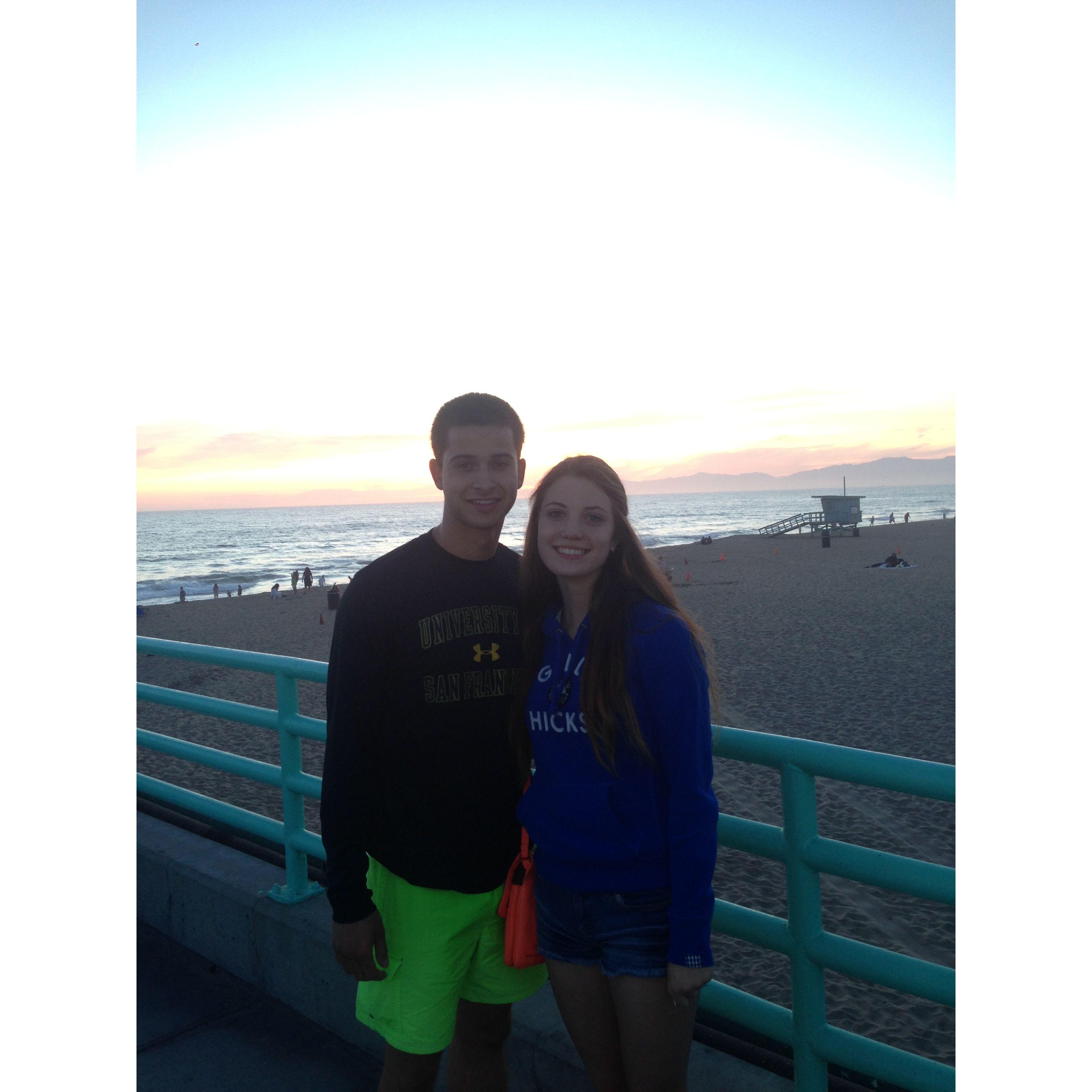 May 3, 2014 - The day Daniel asked Caroline to be his girlfriend on the Manhattan Beach Pier!