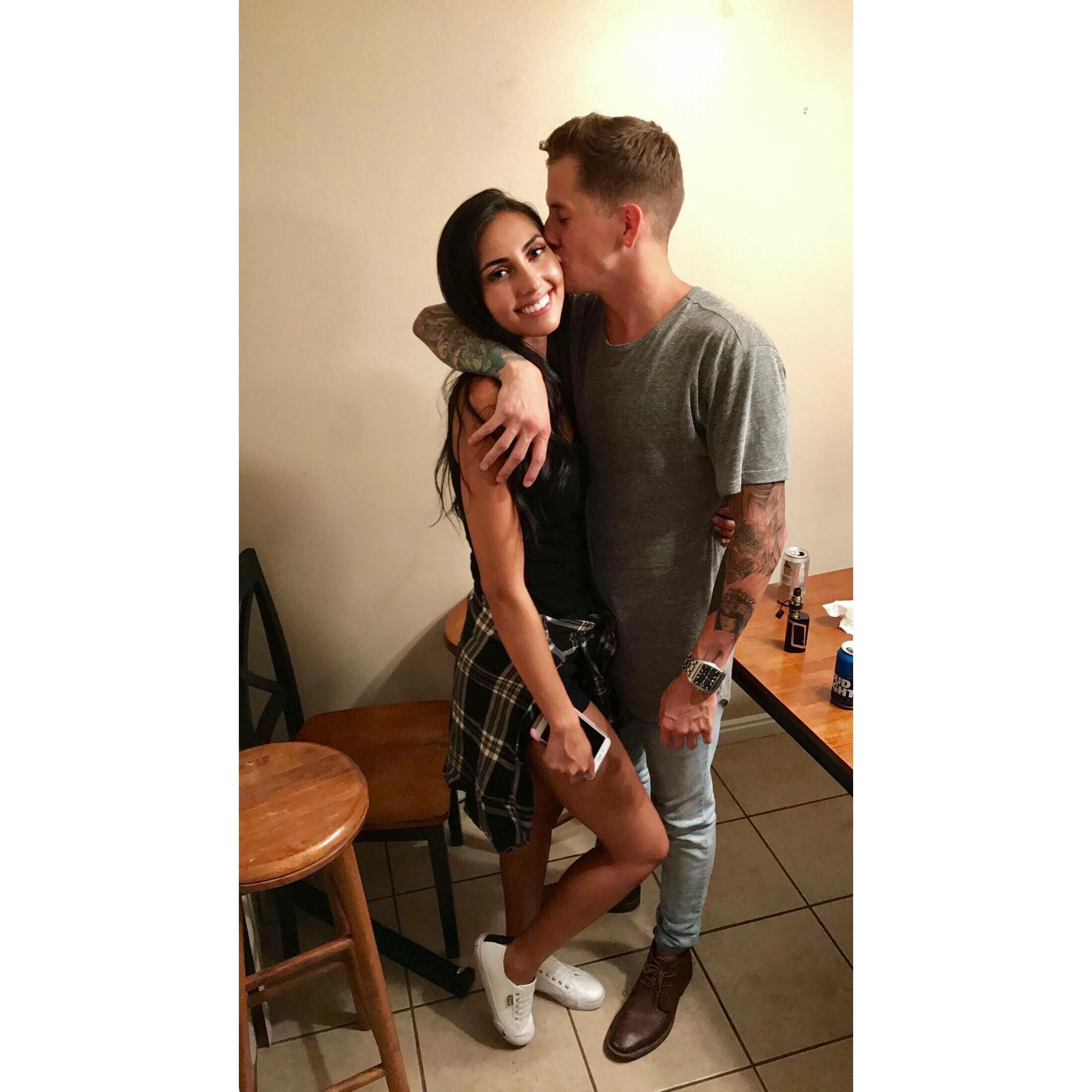 The day we first said "I love you".