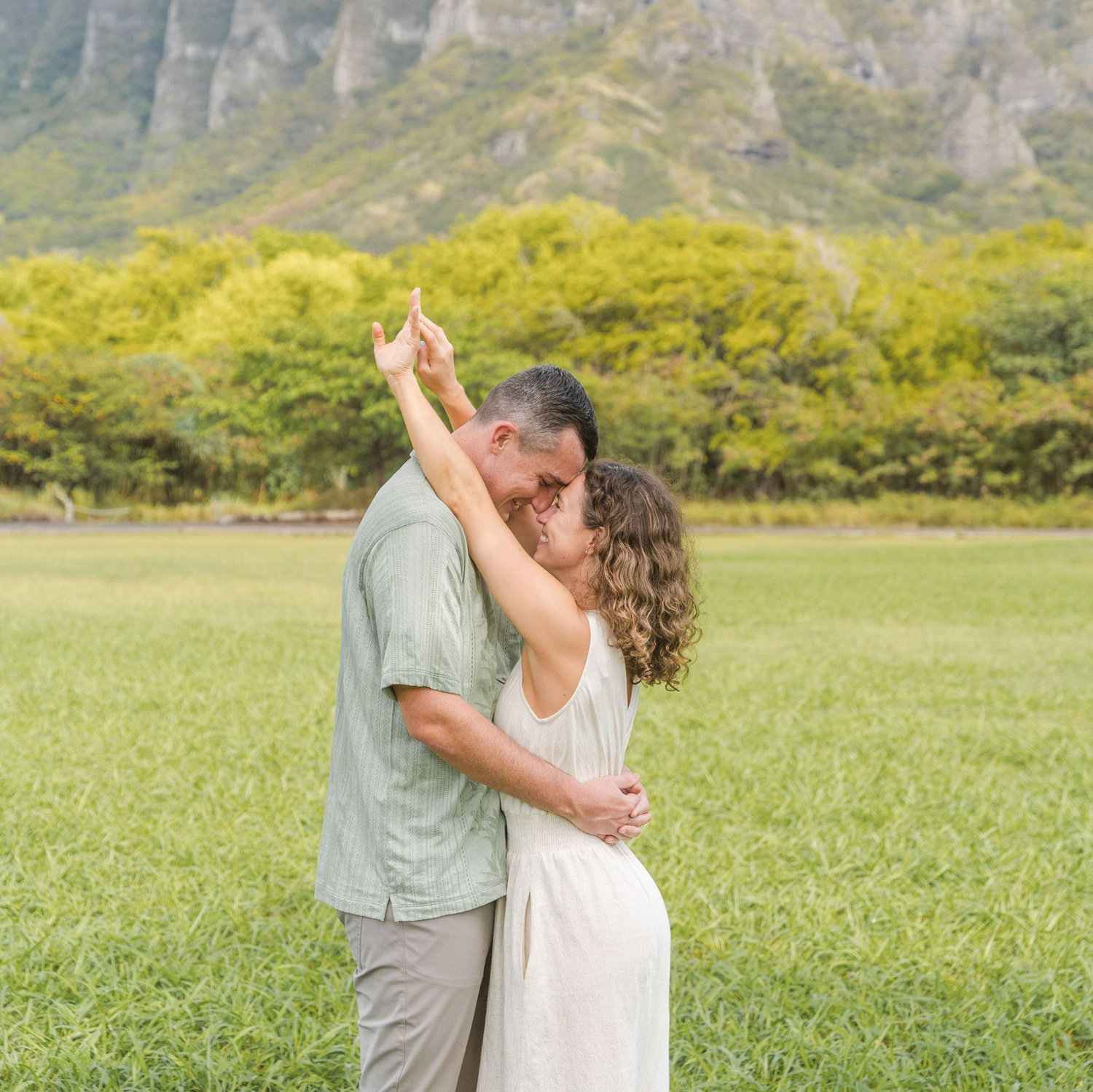 Our engagement photoshoot in Oahu!