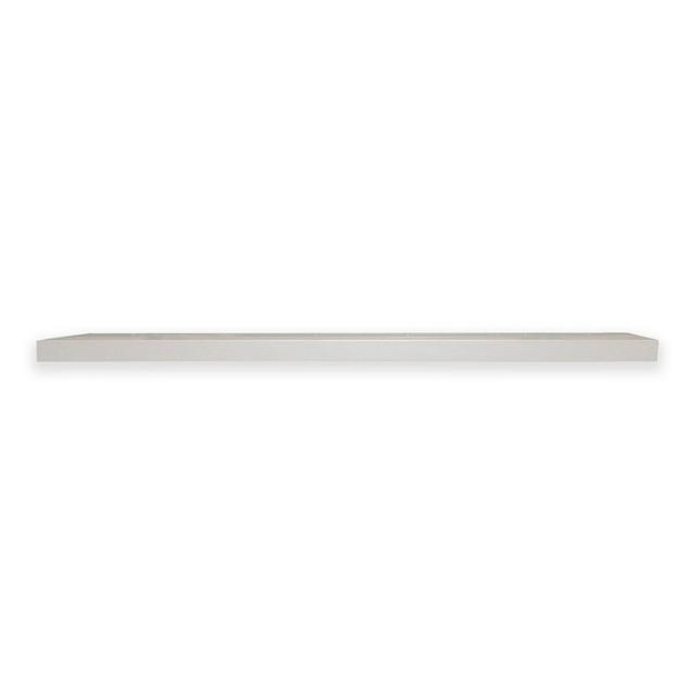 Slim Floating 48-Inch Wall Shelf in White