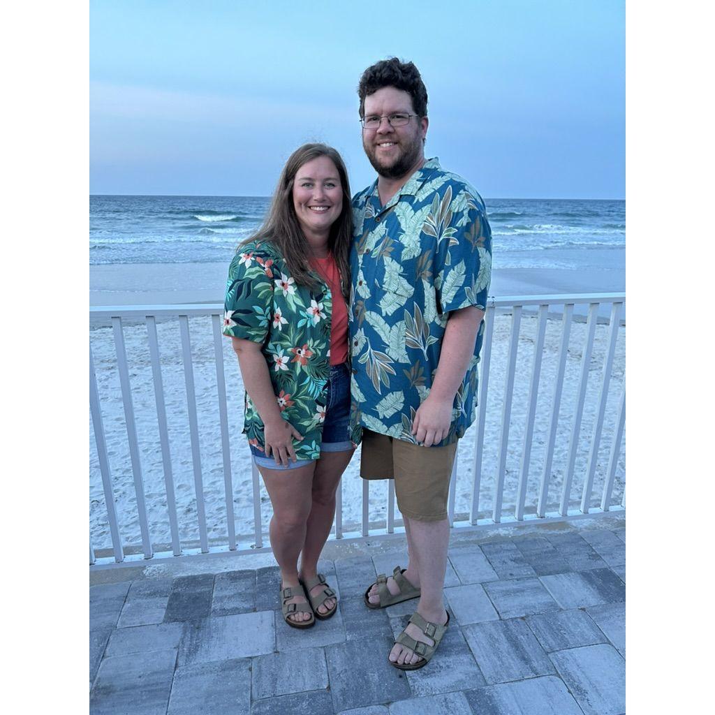 Stephen's first family vacation to the beach!