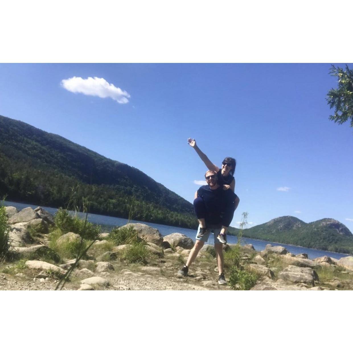 Hiking in Acadia National Park