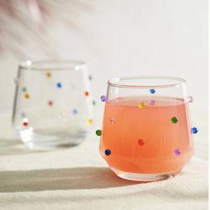 Confetti Double Old Fashioned Glasses, Set of 2