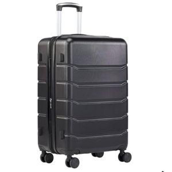 21 inch Carry on Luggage (Charcoal Black)