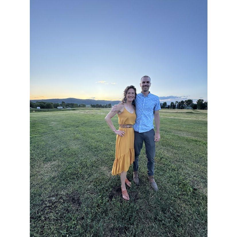 Our first wedding together as a married couple!