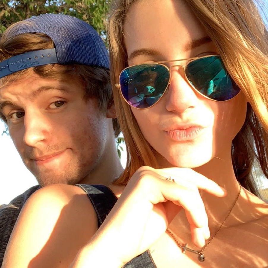 A picture from our first date, we were just babies!