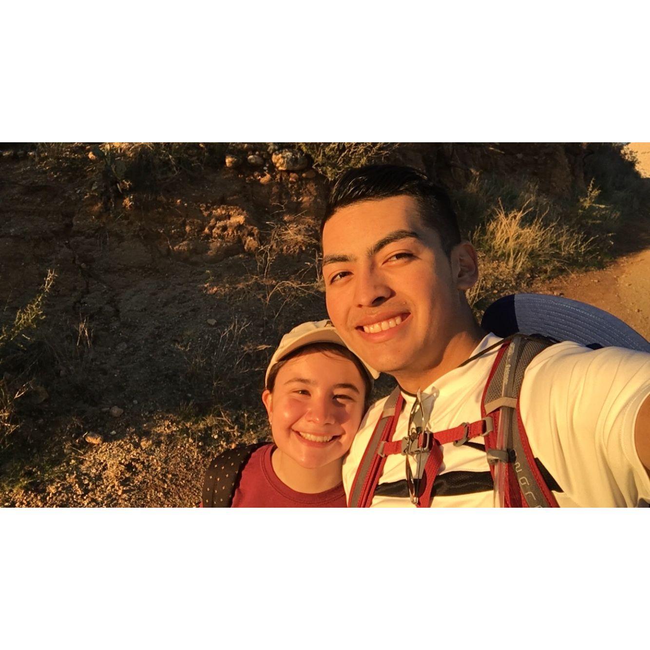 Hiking at Catalina State Park!