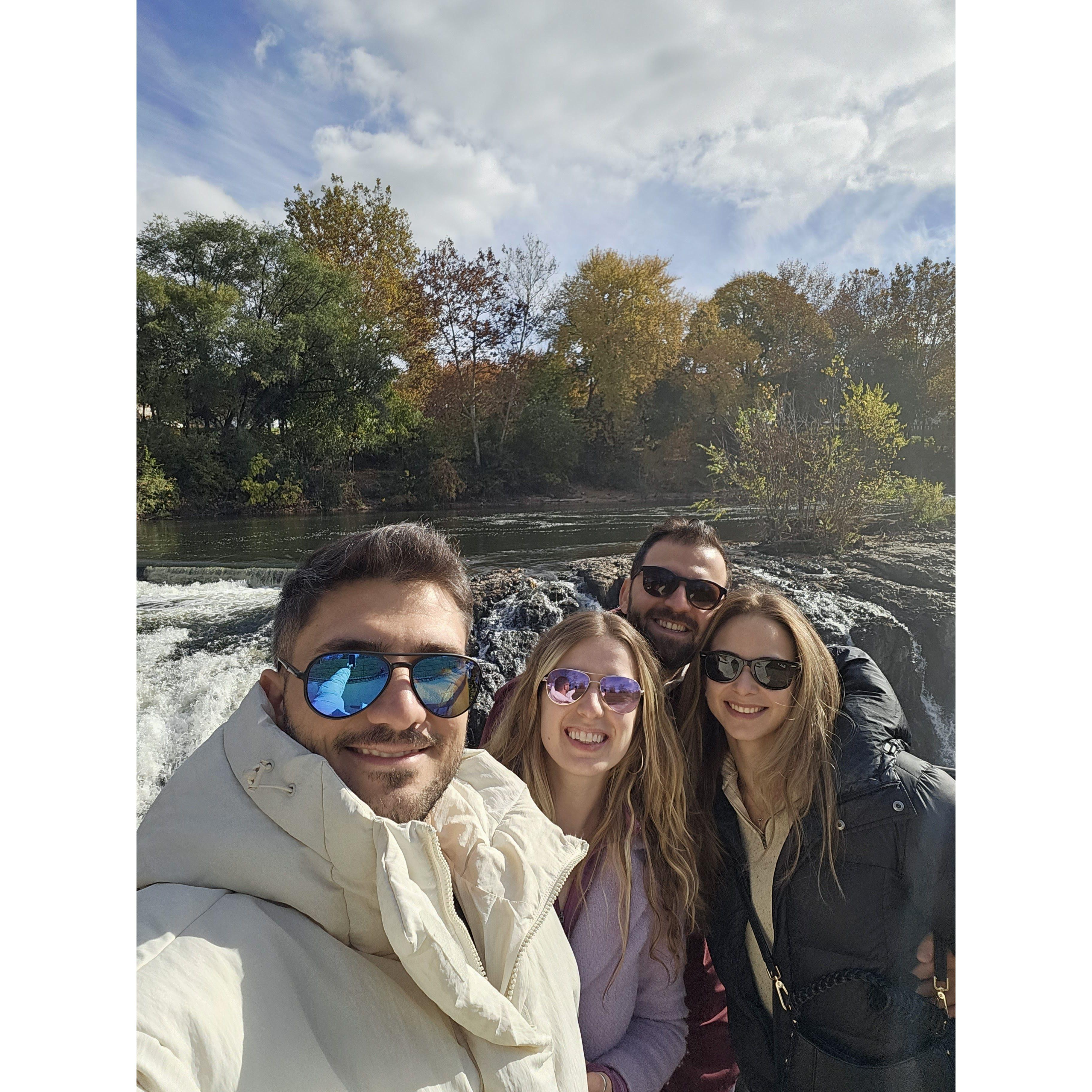 Waterfalls with Hassan and Zeynep
