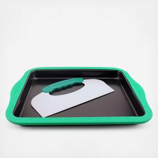 PerfectSlice Silicone Cookie Sheet with Slicing Tool