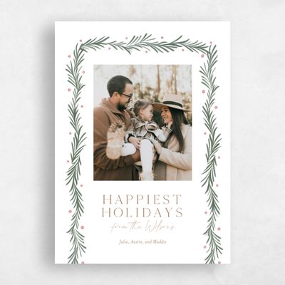 White Holiday Card - Midwinter