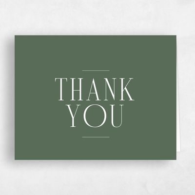 Multi-Colored Wedding Thank You - Cole Landscape