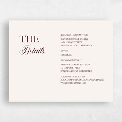 Light Oatmeal, Beige Wedding Enclosure - Soave