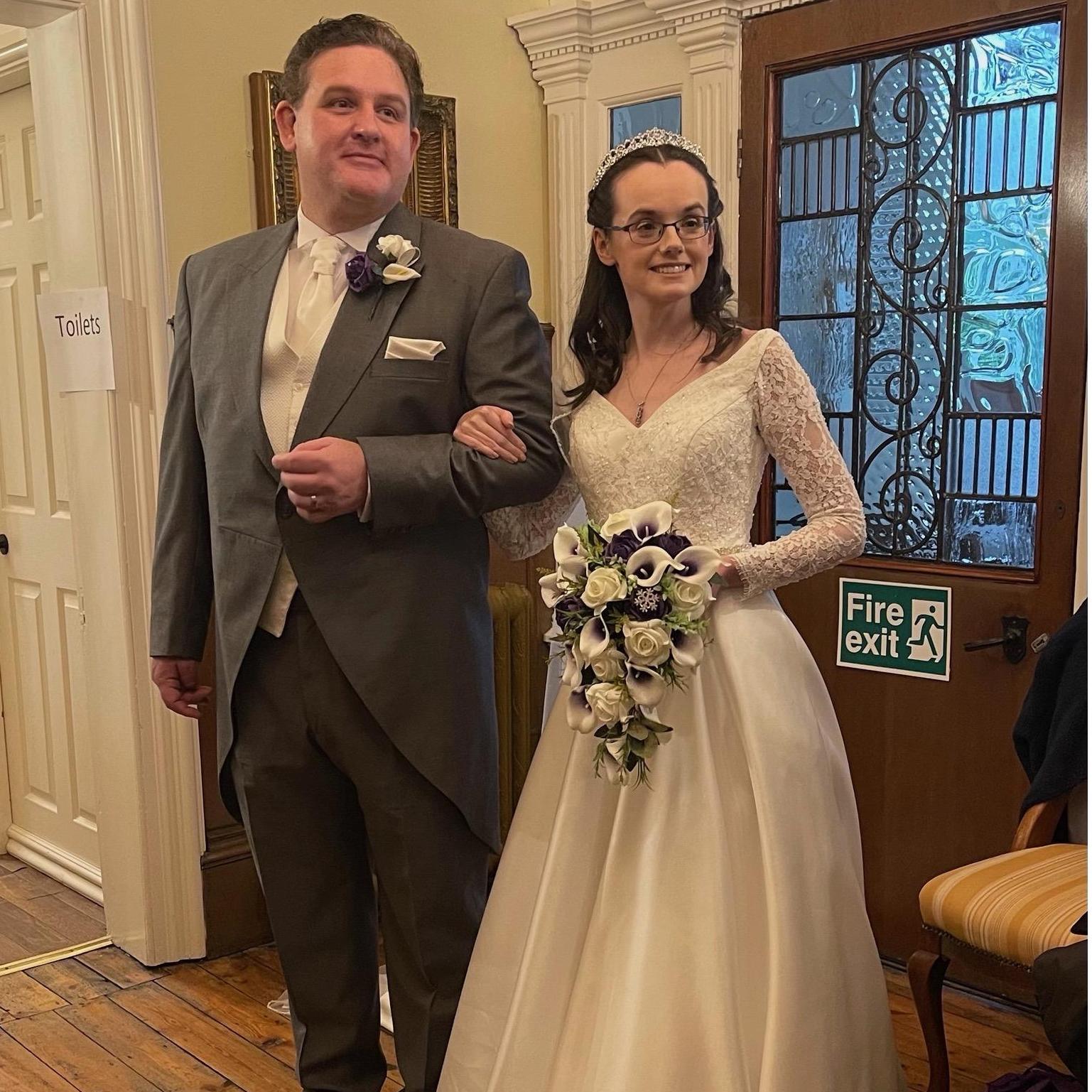 At our micro wedding