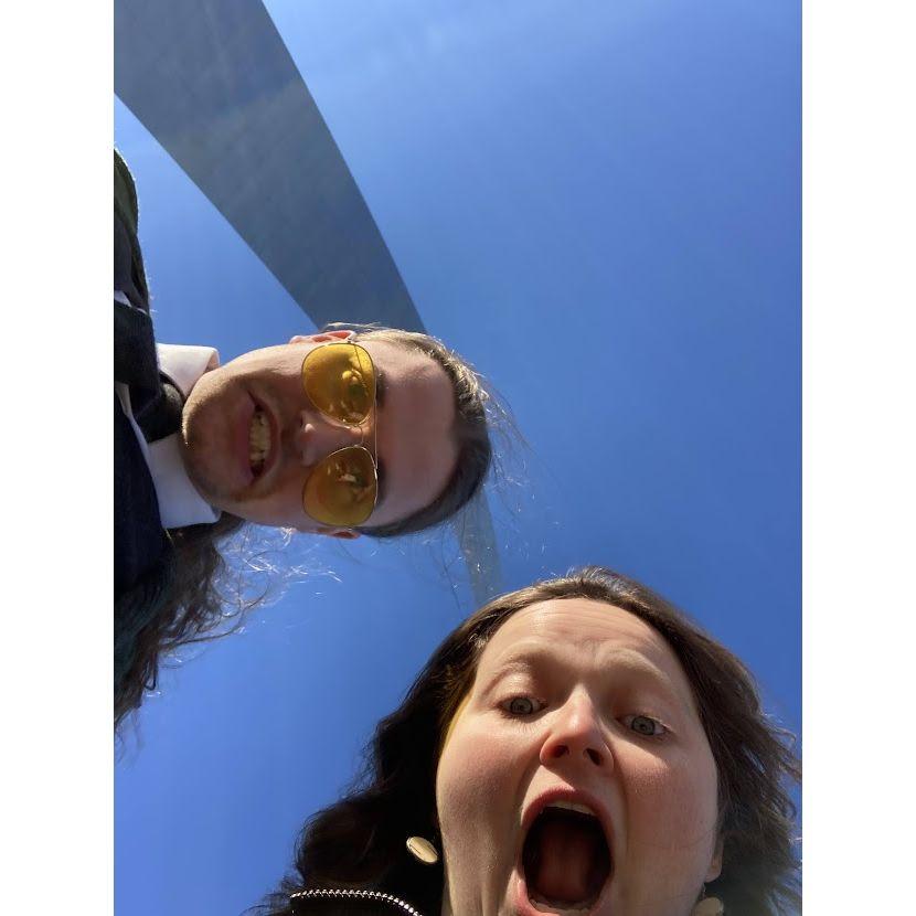 01/28/2023
Visiting St. Louis Arch for Mr. and Mrs. Michael Gorman's wedding