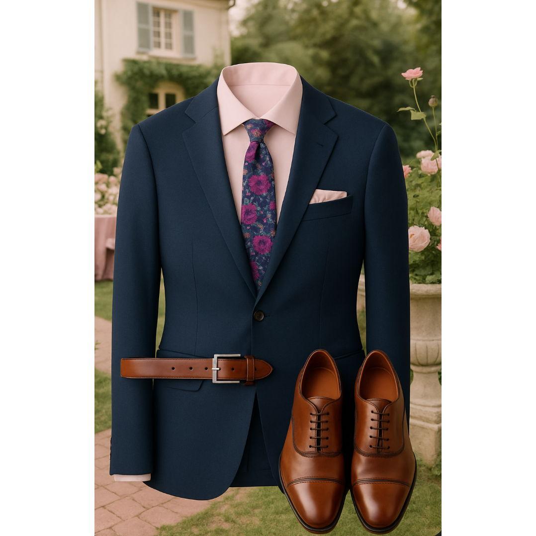 Want to keep it simple? Put your color & pattern in your tie/bowtie! Want to tone it down? Ditch the pocket square!