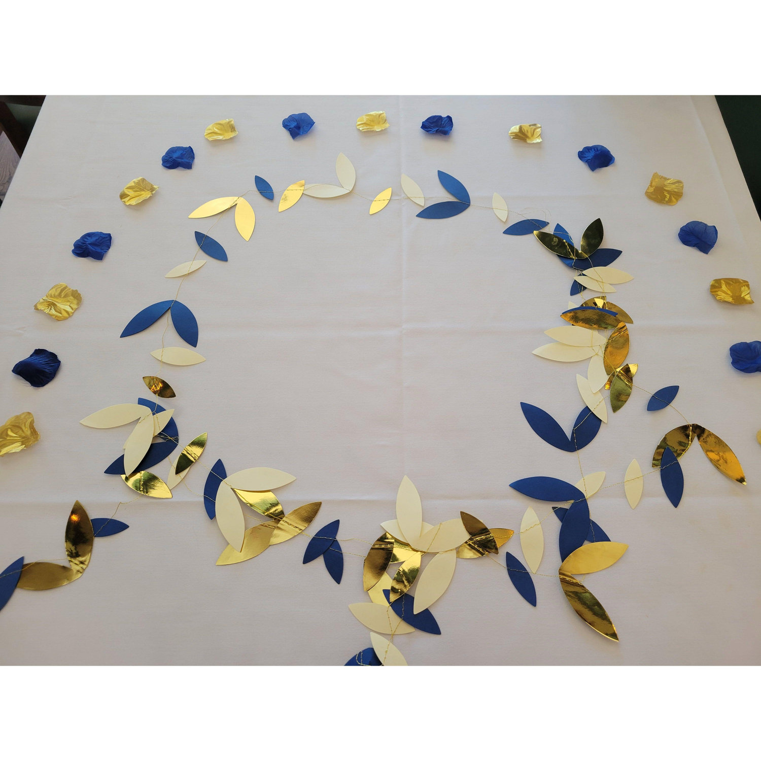 Table decor - colors in honor of Ukraine