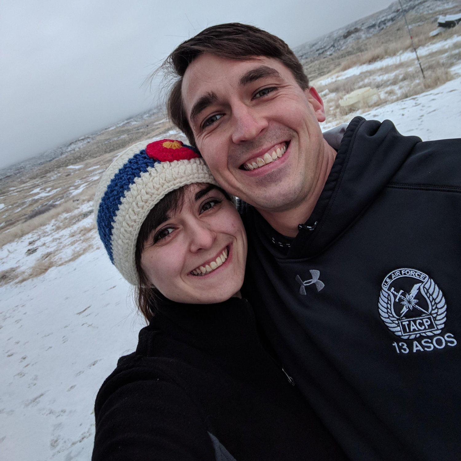 Just simple snow selfie.
